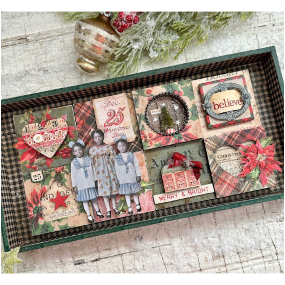 Tim Holtz Cling Rubber Stamps DEPARTMENT STORE CMS458 merry and bright | color-code:ALT01