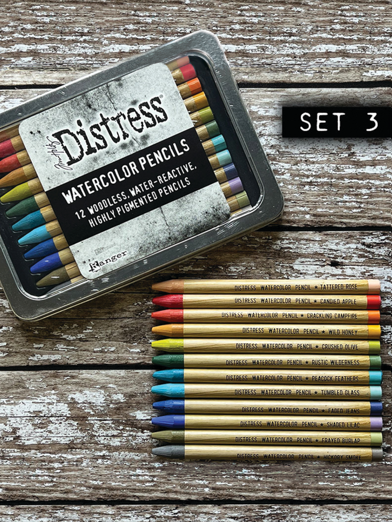 Tim Holtz Distress Watercolor Pencils SET 3 Ranger tdh76643