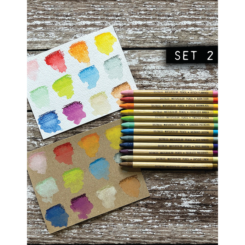 Tim Holtz Distress Watercolor Pencils SET 2 Ranger tdh76315