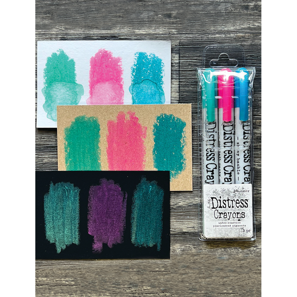 Ranger Tim Holtz Distress Pearl Mica Crayons Set 4 tsck81180