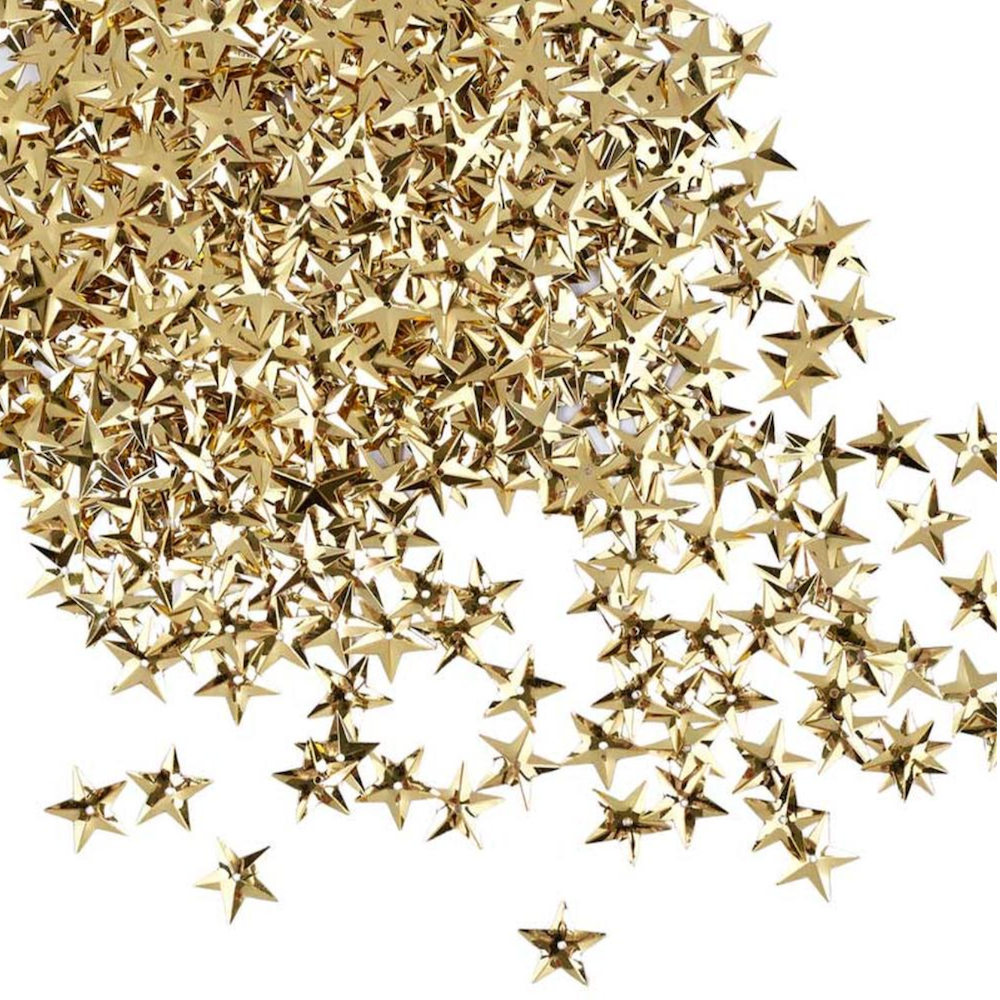 Tiny Crafts Gold Star Sequins Pack 30023008