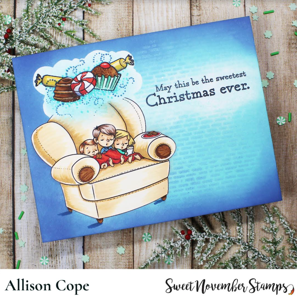 Sweet November Stamps Cookies for Santa Clear Stamp Set sns-wn-cs-23 allison