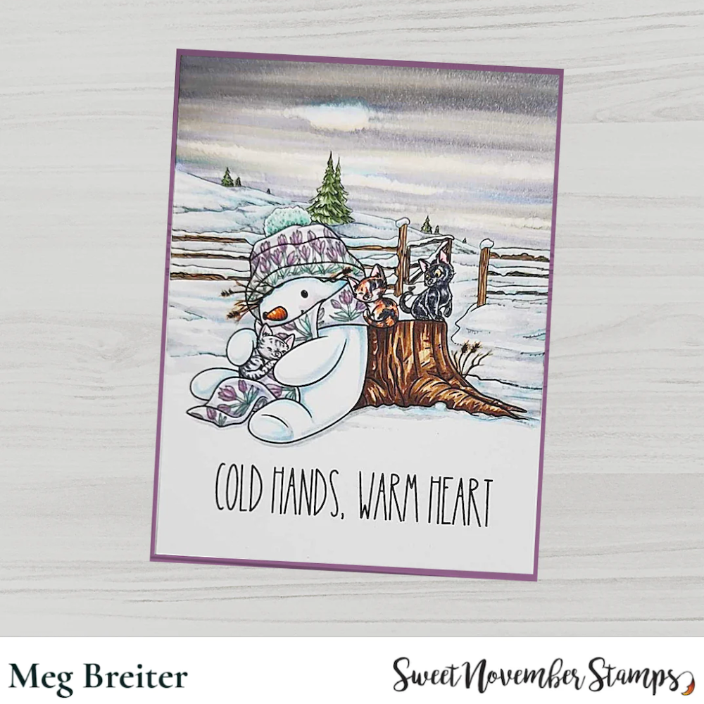 Sweet November Stamps Winterscapes Clear Stamp Set sns-hl-wn-ws warm