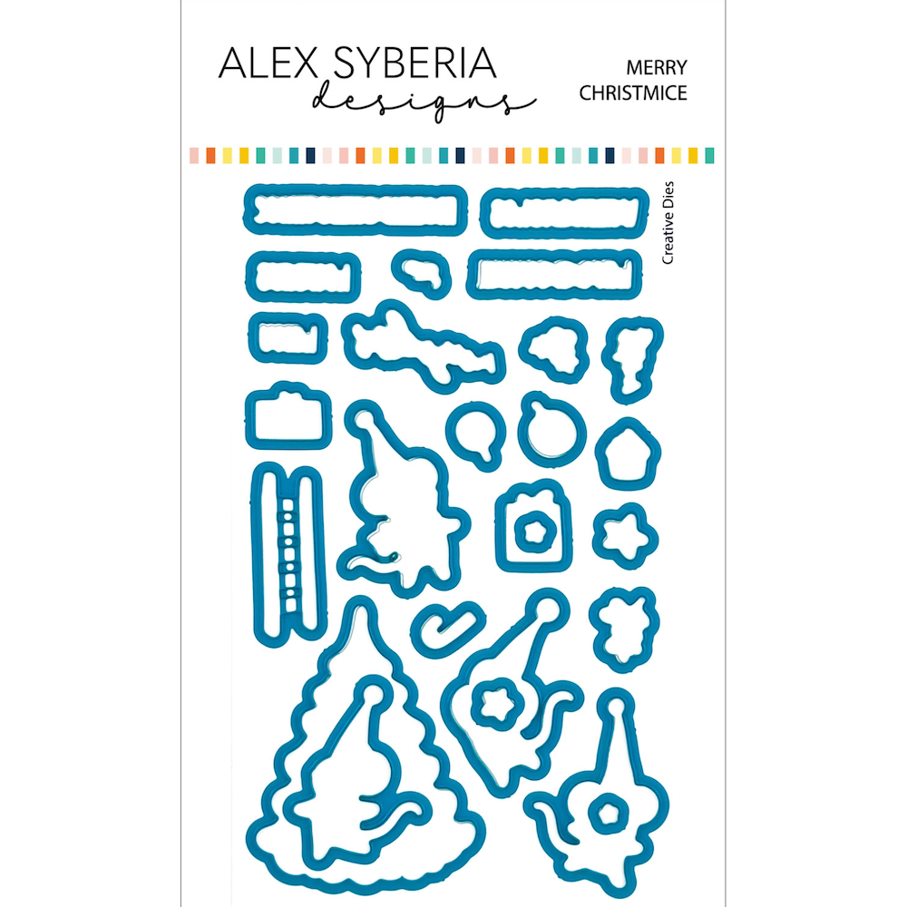 Alex Syberia Designs Merry Christmice Die Set asd-cd-133