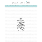 Papertrey Ink Psalm Reflections October Clear Stamp 1544