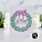 Alex Syberia Designs Joy Die asd-d-138 wreath