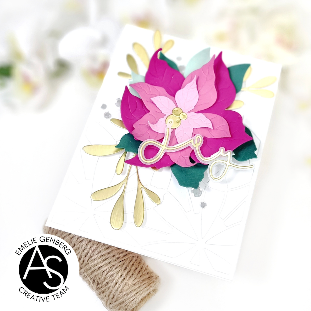 Alex Syberia Designs Joy Hot Foil Plate asd-hf-138 flower