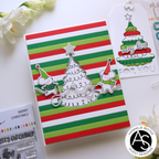 Alex Syberia Designs Merry Christmice Die Set asd-cd-133 stripes