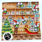 Alex Syberia Designs Merry Christmice Clear Stamp Set asd-sta-133 mice