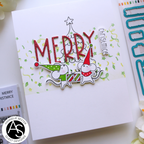Alex Syberia Designs Festive Fun Layering Stencil Set asd-ste-108 merry