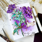 Alex Syberia Designs Midnight Blooms Layering Stencil Set asd-ste-141 emily
