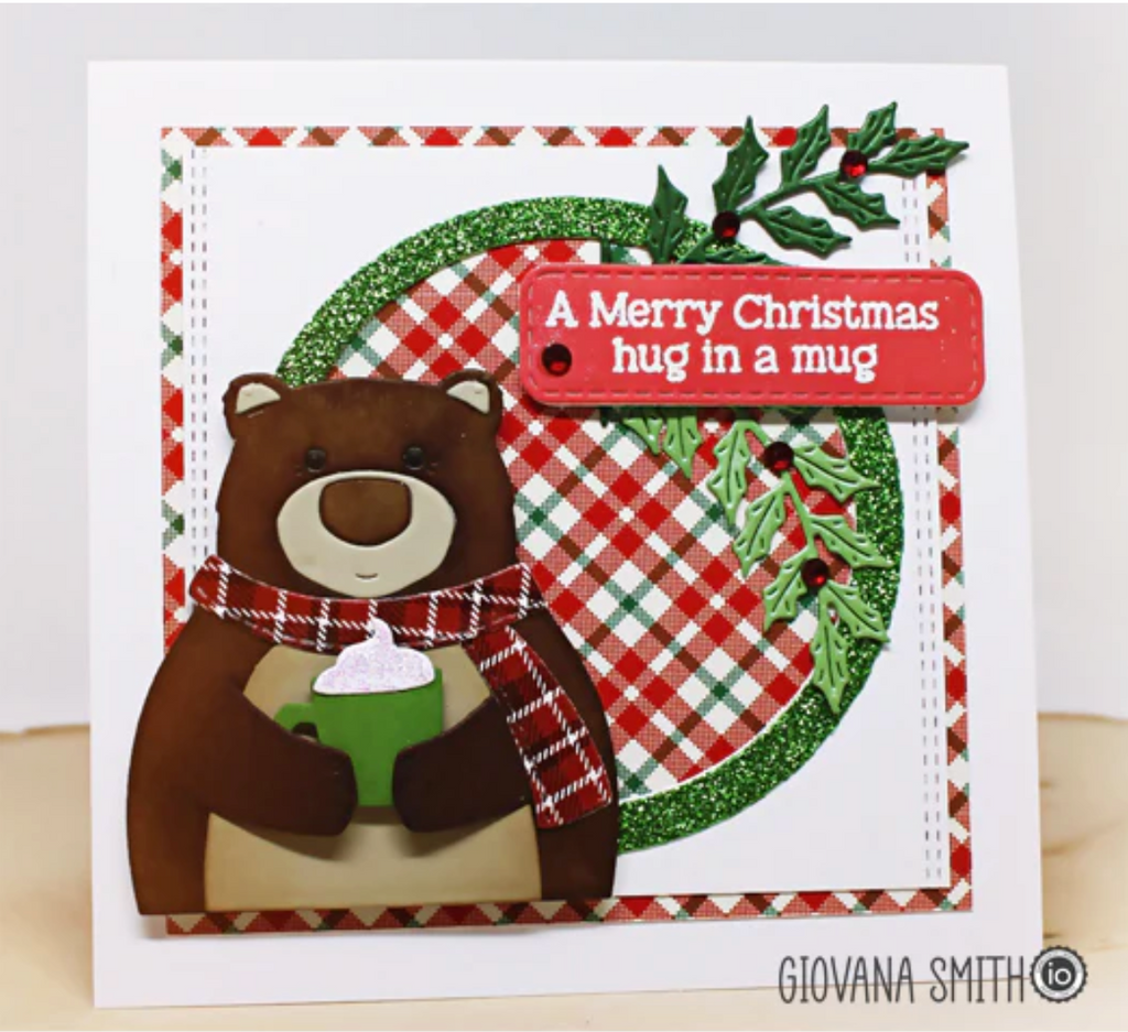 Impression Obsession Clear Stamps Hot Chocolate Sayings cs1224 merry christmas