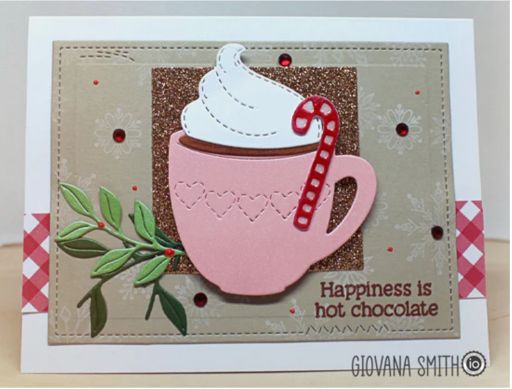 Impression Obsession Clear Stamps Hot Chocolate Sayings cs1224 hot chocolate