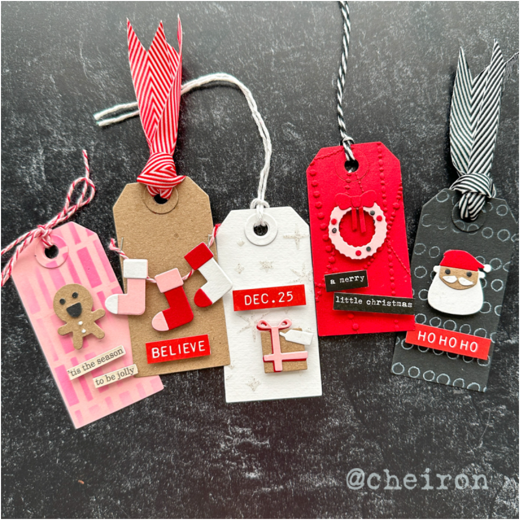 Tim Holtz Cling Rubber Stamps MEDIA MARKS 2 CMS363 cute tags | color-code:ALT01