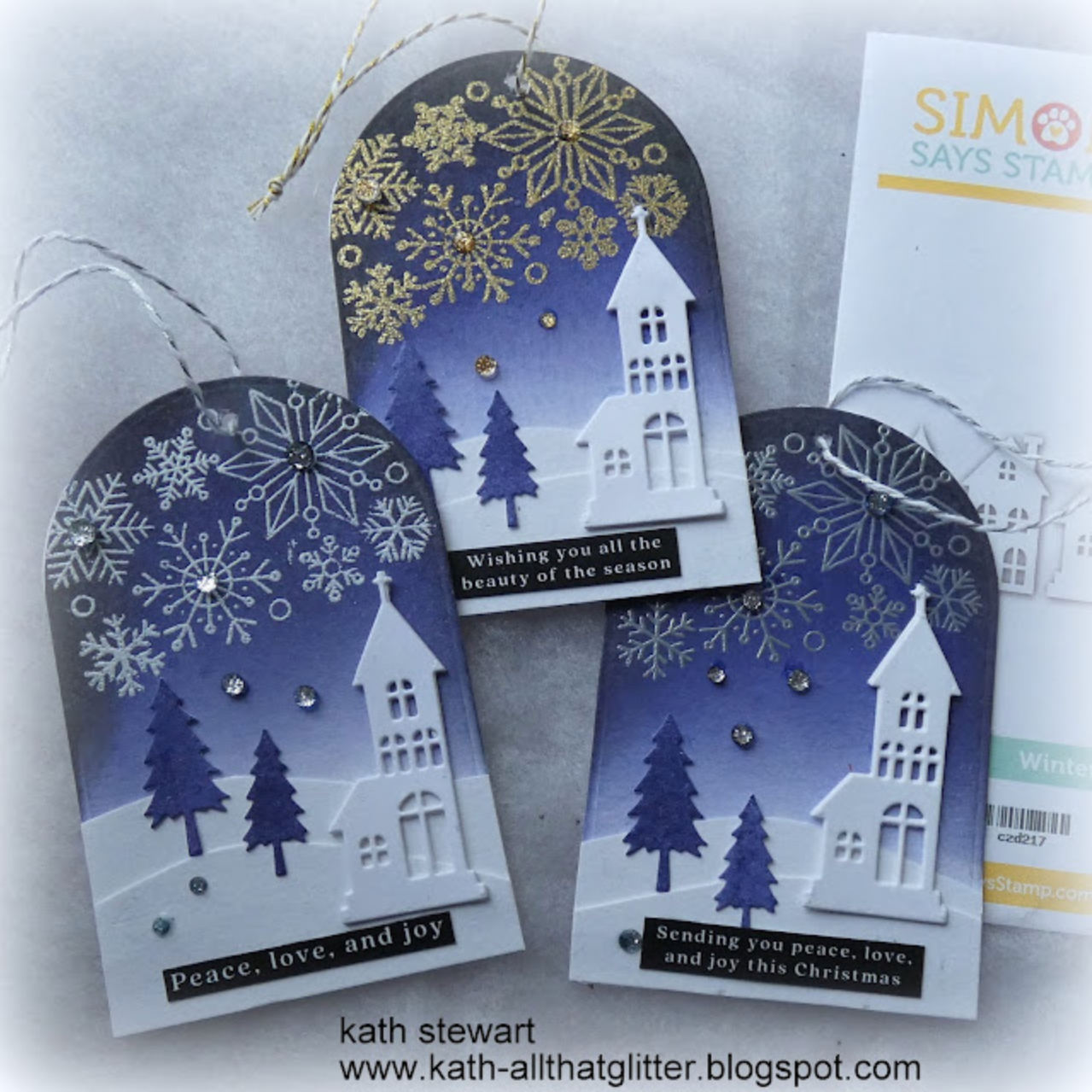 WOW Embossing Glitter METALLIC GOLD SPARKLE WS07R gift tags | color-code:ALT01