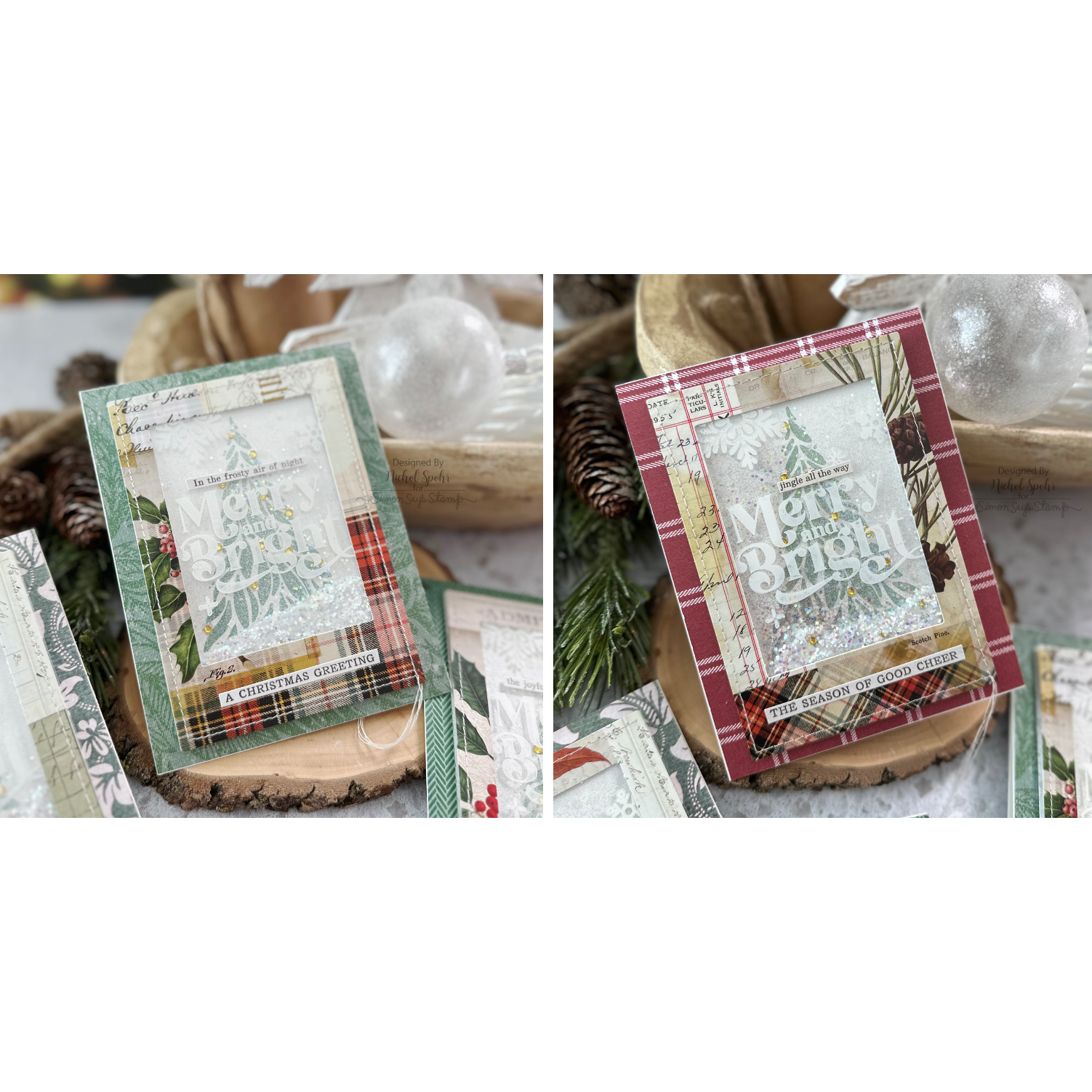 Tsukineko Stazon COTTON WHITE Ink Pad and REFILL SZ-000-110 merry and bright | color-code:ALT02