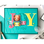 Hero Arts Fancy Cuts Dies Letter J-N df167 mail call