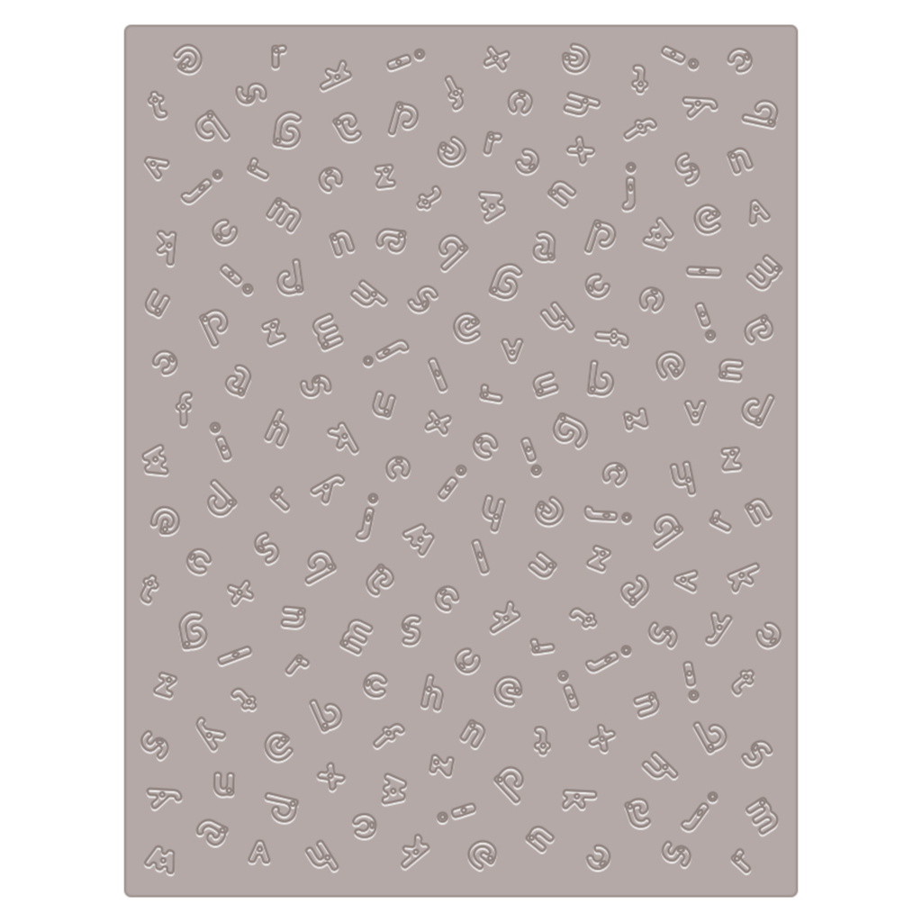 Hero Arts Fancy Cuts Die Alphabet Embossing Plate df171