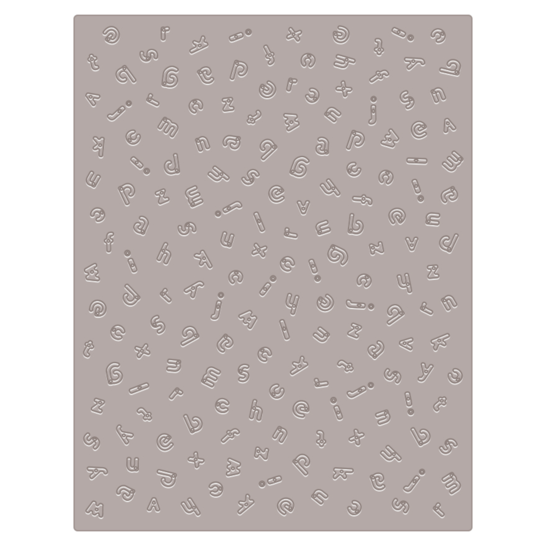 Hero Arts Fancy Cuts Die Alphabet Embossing Plate df171