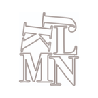 Hero Arts Fancy Cuts Dies Letter J-N df167