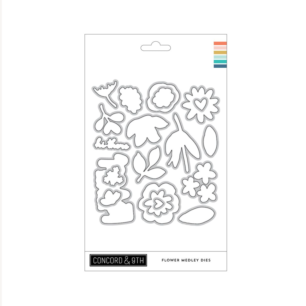 Concord & 9th Flower Medley Die Set 11954