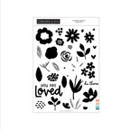 Concord & 9th Flower Medley Clear Stamp Set 11953