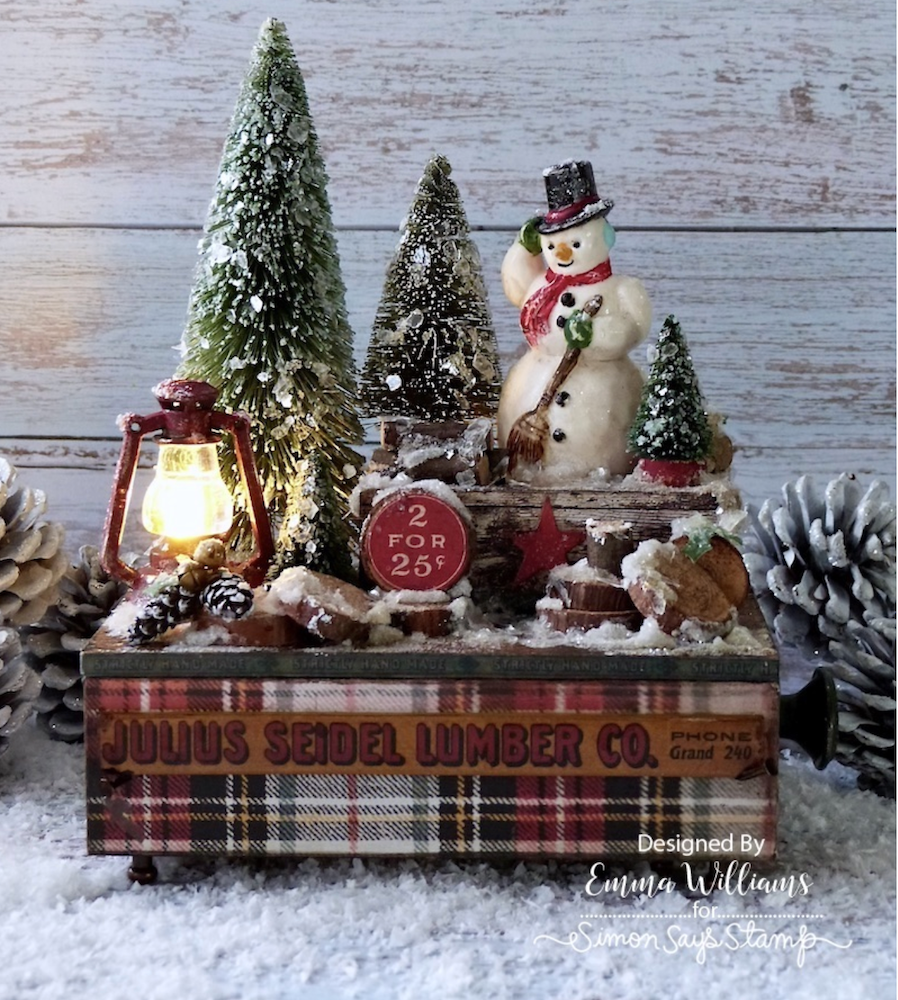 Tim Holtz Idea-ology 2023 Christmas Layers and Paper Dolls th94348 Emma W | color-code:ALT01
