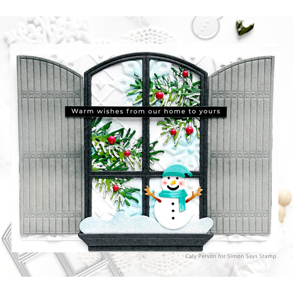 Altenew Through the Window Dies alt8094 warm wishes
