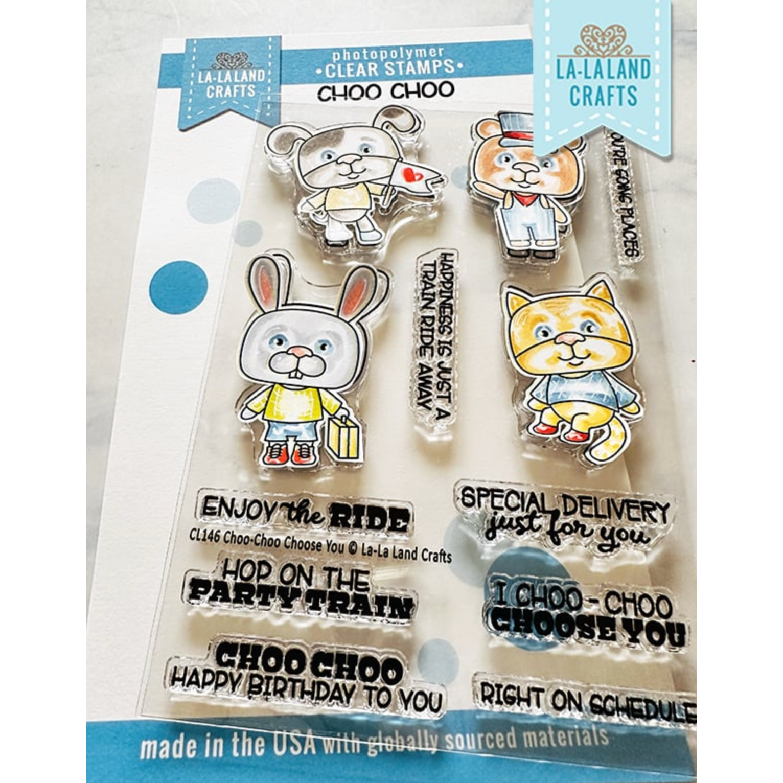La-La Land Crafts Clear Stamps Choo Choo cl146