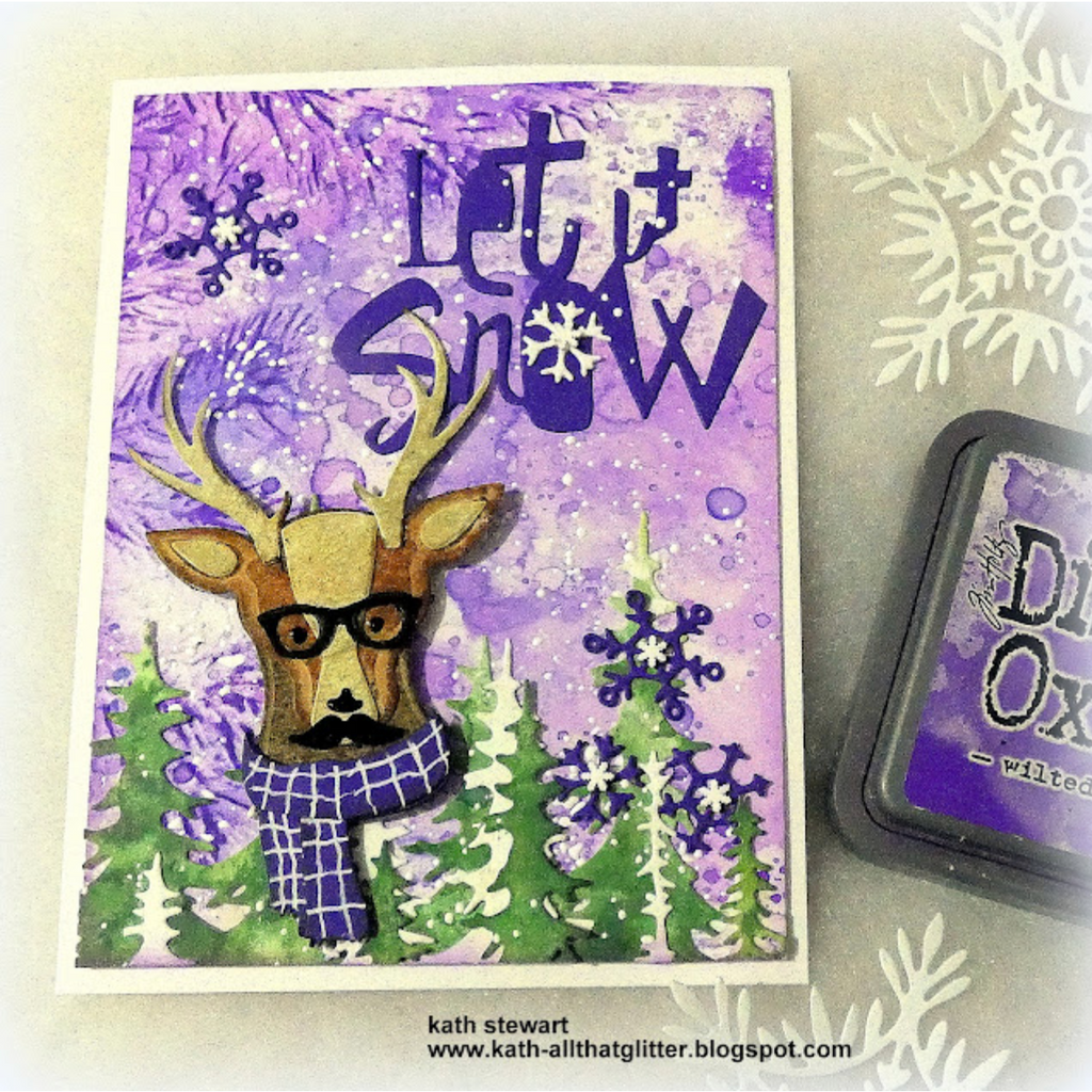 Tim Holtz Sizzix Forest Shadows Thinlits Dies 666334 hip deer | color-code:ALT02
