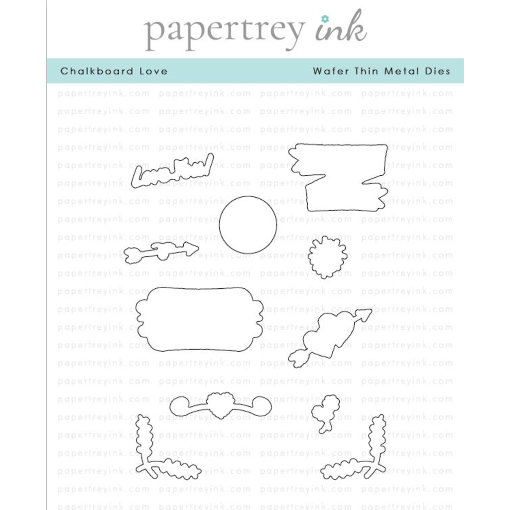 Papertrey Ink Chalkboard Love Dies pti-0734