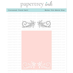 Papertrey Ink Cornered Floral Swirl Dies pti-0744
