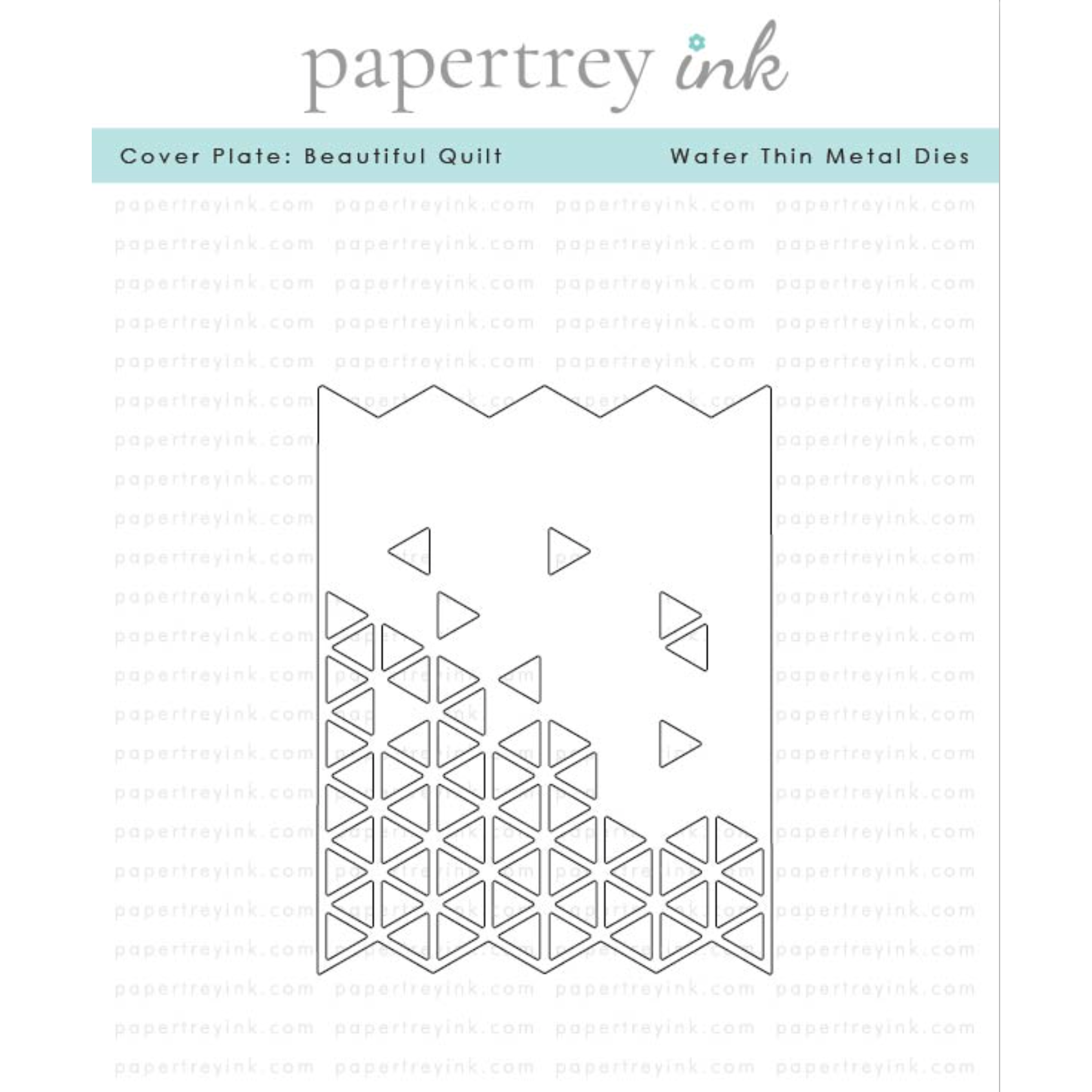 Papertrey Ink Cover Plate Beautiful Quilt Die pti-0739