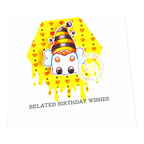 Clearly Besotted A Little Love Stencil cbtal444 gnome bee