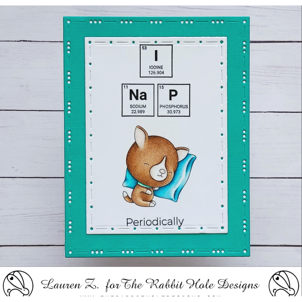The Rabbit Hole Designs Naps Dies trh-225d sleeping puppy