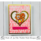 The Rabbit Hole Designs Cupid Clarence Die trh-229d i love you