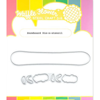 Waffle Flower Snowboard Die n Stencil 421626