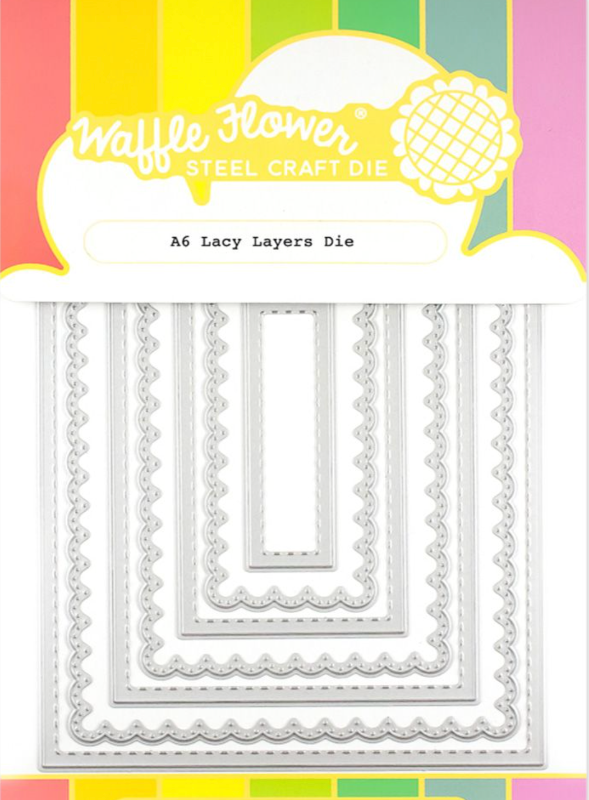 Waffle Flower A6 Lacy Layers Dies 421636