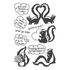 Hero Arts Clear Stamps Skunk Love cm752