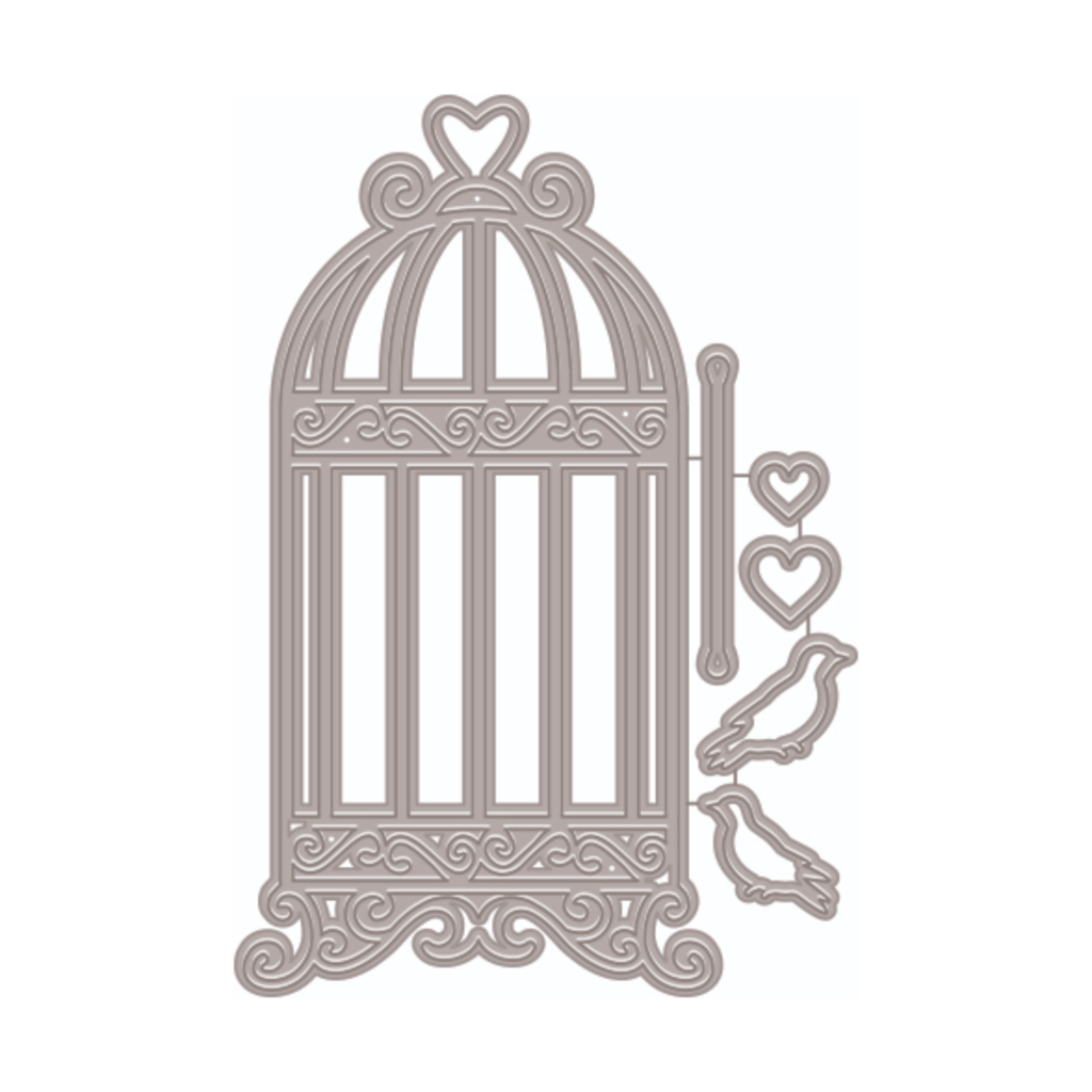 Hero Arts Fancy Cuts Dies Vintage Birdcage df190