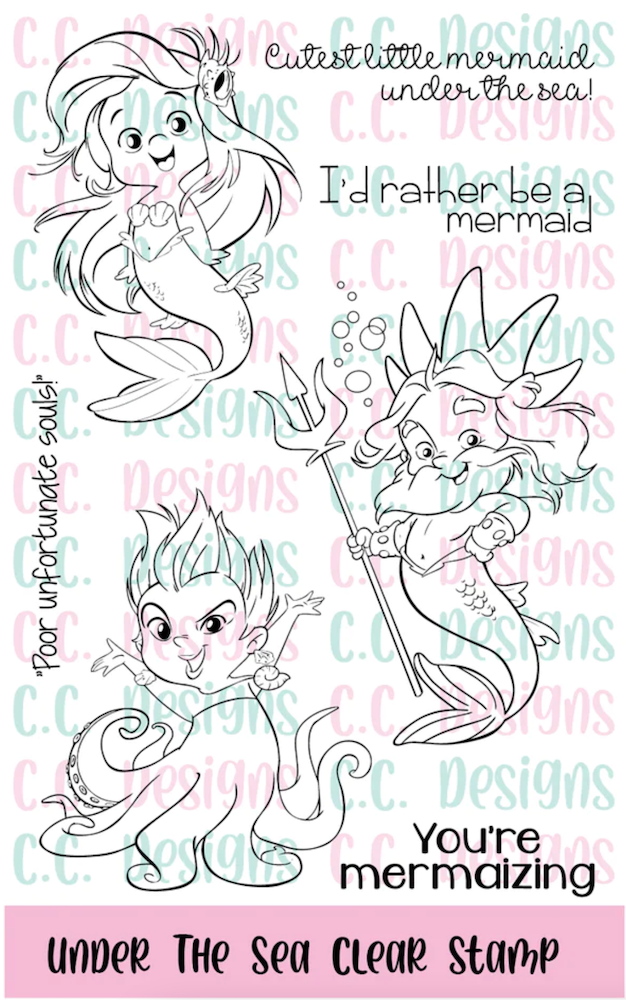 C.C. Designs Under the Sea Clear Stamp Set ccd-0348