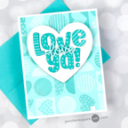 Concord & 9th Pop Heart Die Set 11967 JM