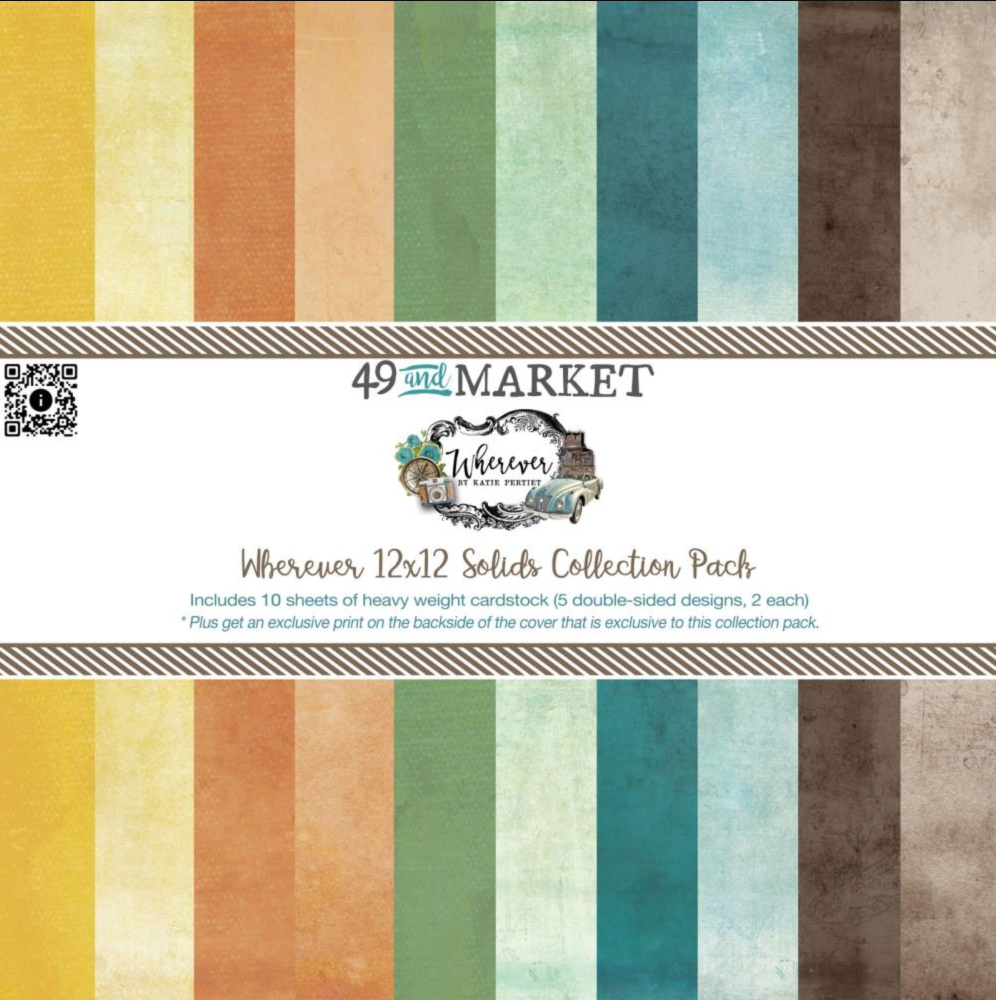 49 and Market Wherever Solids 12 x 12 Paper Pack whe-25828