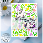 Hero Arts Color Layering Tulip Pattern Stencils sa262 happy spring