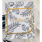Hero Arts Love With Sympathy Clear Stamp and Die Set sb378 with sympathy