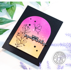 Hero Arts Love With Sympathy Clear Stamp and Die Set sb378 butterflies