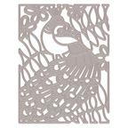 Hero Arts Peacock Cover Plate Die df194