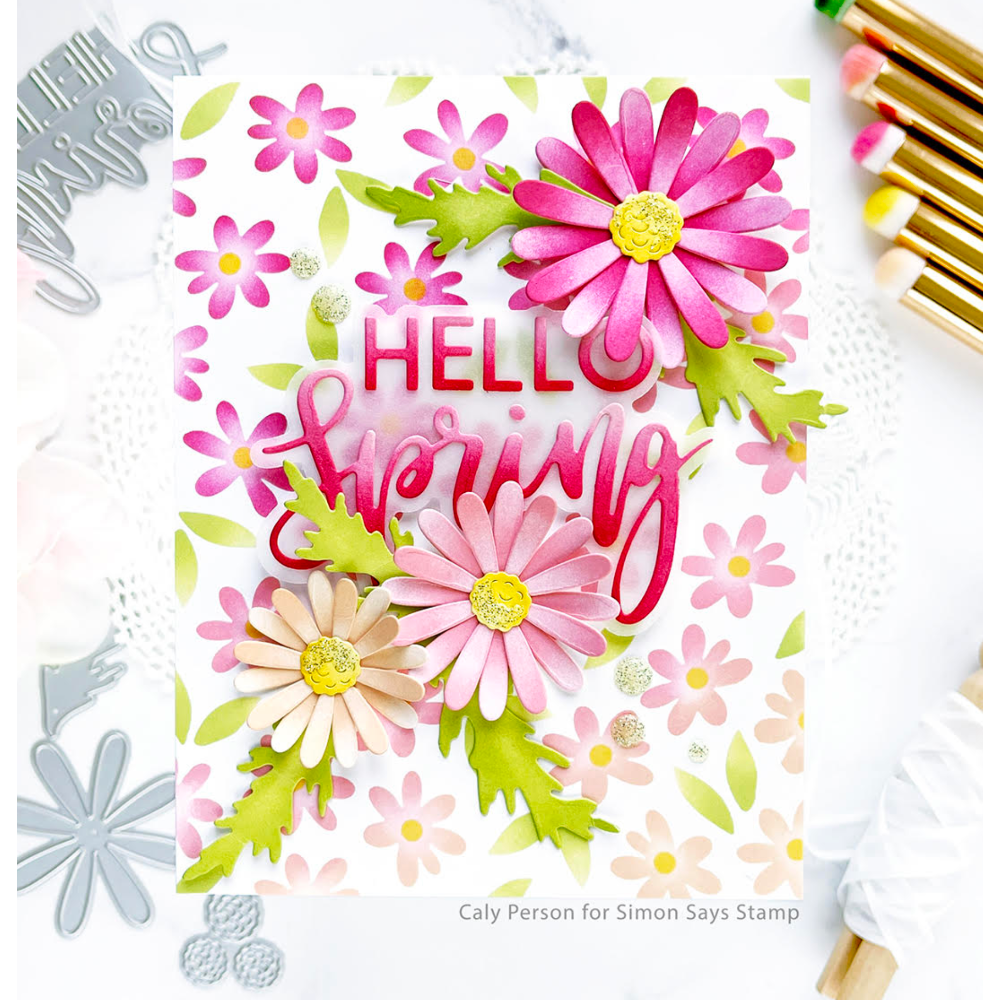 Waffle Flower Layered Daisy Dies 421648 pop up flowers | color-code:ALT02