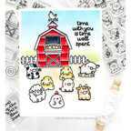 Mama Elephant Clear Stamps Little Agenda Farm red barn | color-code:ALT01