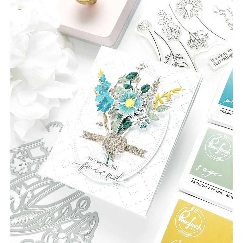 Pinkfresh Studio Wildflower Bouquet Clear Stamps 227323* – Simon Says Stamp